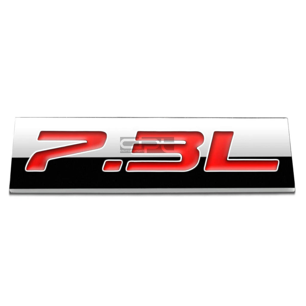 Polished Chrome Emblem Badge for 7.3L Diesel (Fits )