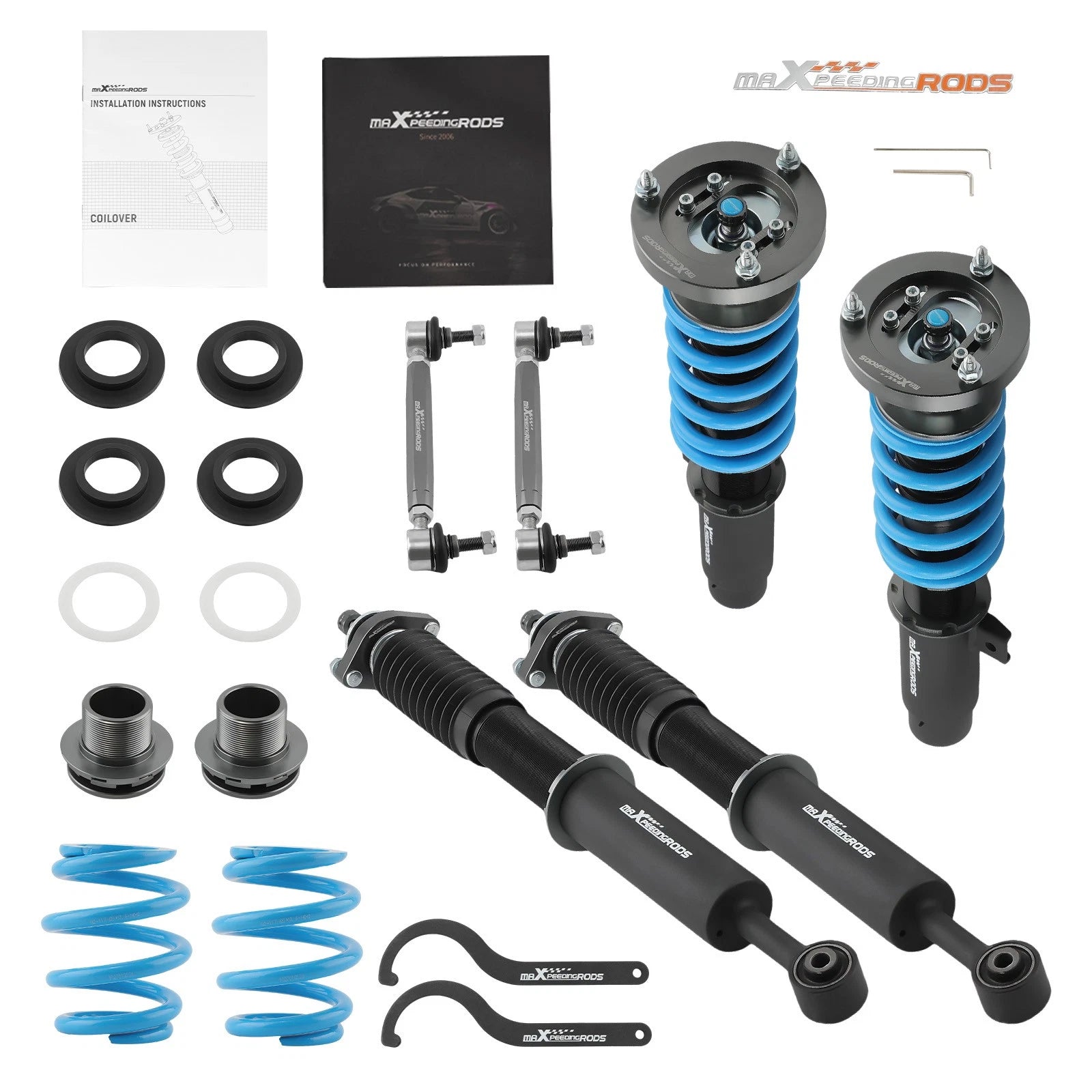 Coilovers 24 Click Damper Lowering Kit for BMW E46 M3 (2001–2006)