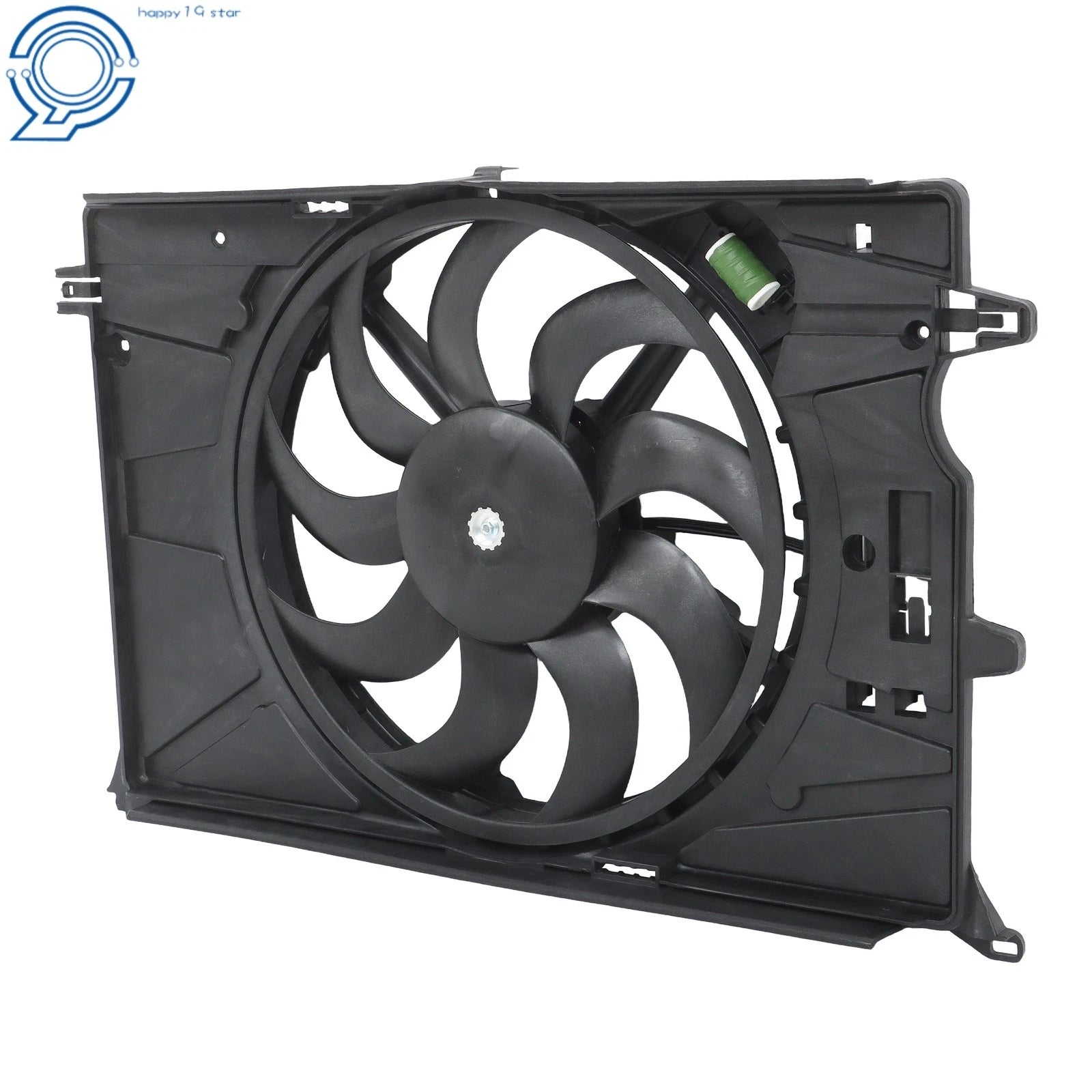 Radiator Cooling Fan Assembly for Jeep Renegade, FIAT 500X (2015–2018)