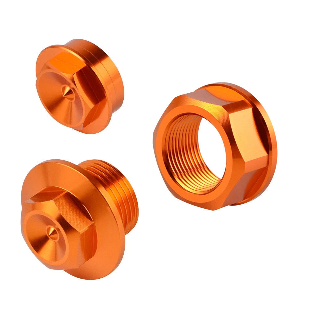 Front & Rear Axle Nut Screw for KTM 125 150 250 SX 250 300 XC (2016–2022)