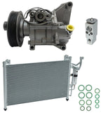 AC Compressor Kit With Condenser for Mazda 2 1.5L (2012–2014)