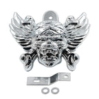 Chrome Skull Head Horn Cover for Harley V-Rod (1992–2020)