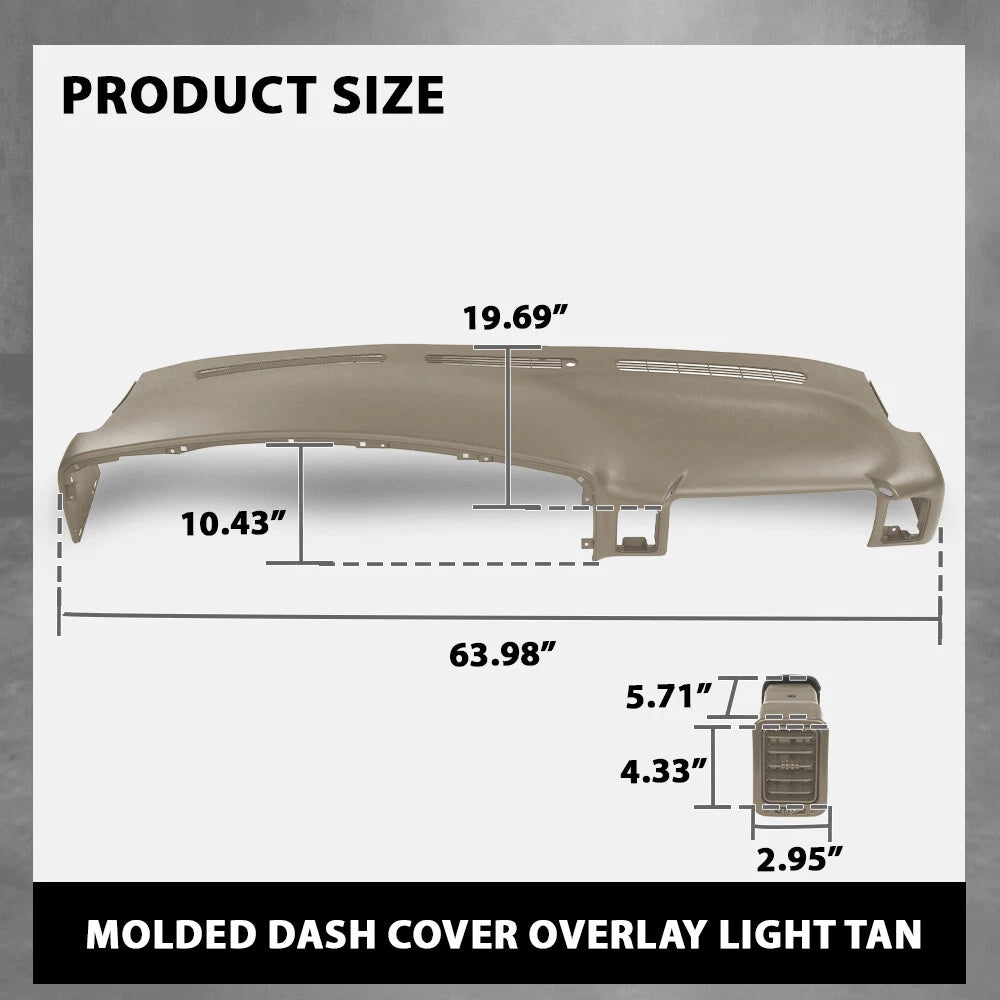 Dash Pad Cap for Chevy Silverado GMC Sierra (1999–2006) Tan