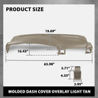 Dash Pad Cap for Chevy Silverado GMC Sierra (1999–2006) Tan