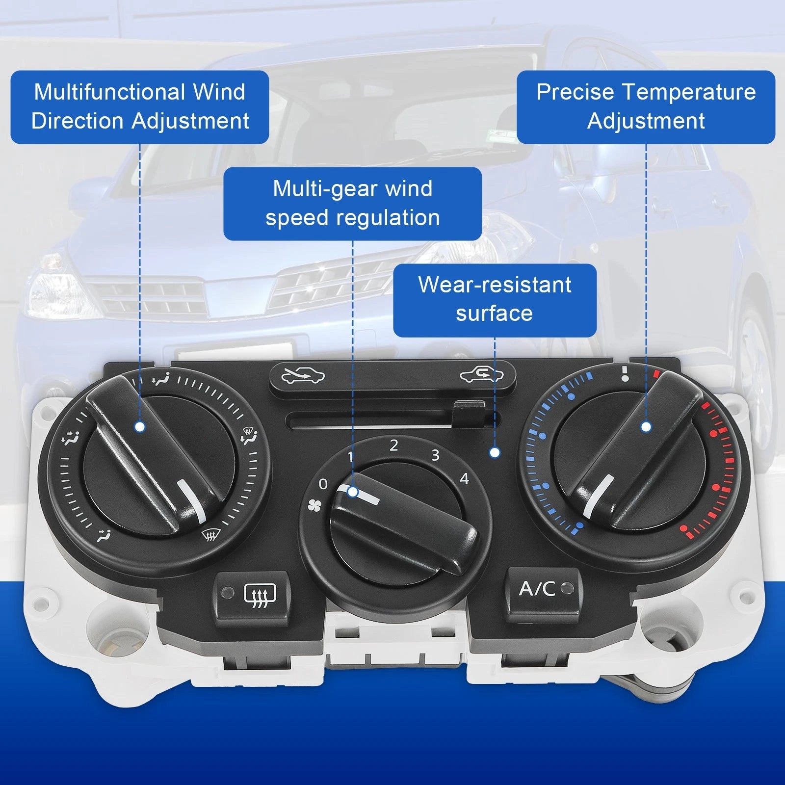 A/C Control Panel Switch for Nissan Versa Tiida (2004-2011)