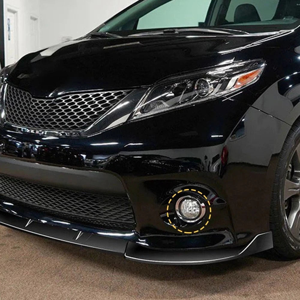 Set of 2 Fog Light Bezel Covers for Toyota Sienna SE (2011–2017)