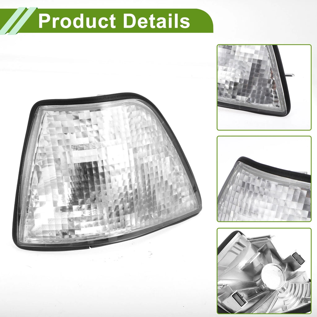 1Pc Left Corner Signal Light Cover for BMW 3 Series (No. 63138353279)