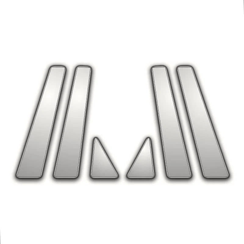 Chrome Pillar Covers Kit 6pc for Hyundai Tucson (2010–2015)