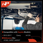 Catalytic Converter Rear for Toyota Camry (2012–2017) 2.5L