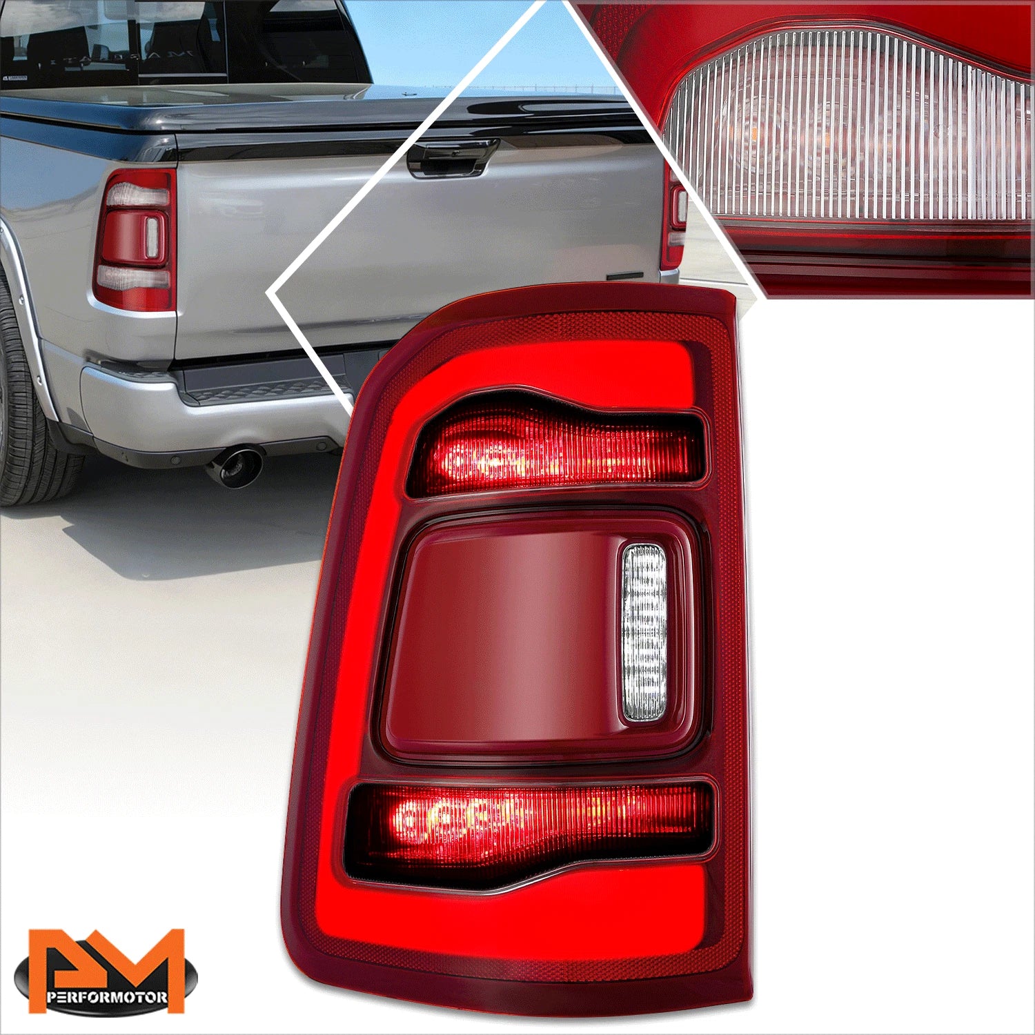 Left Manual Side View Door Mirror for Toyota Tundra/Sequoia (2007–2013)