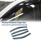 Set of 4 Car Window Deflectors for Kia Optima (2011–2015)