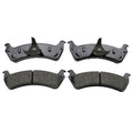 Set of 4 Akebono ProACT Rear Ceramic Brake Pads for Explorer Sport Ranger Mountaineer (1991–2010)