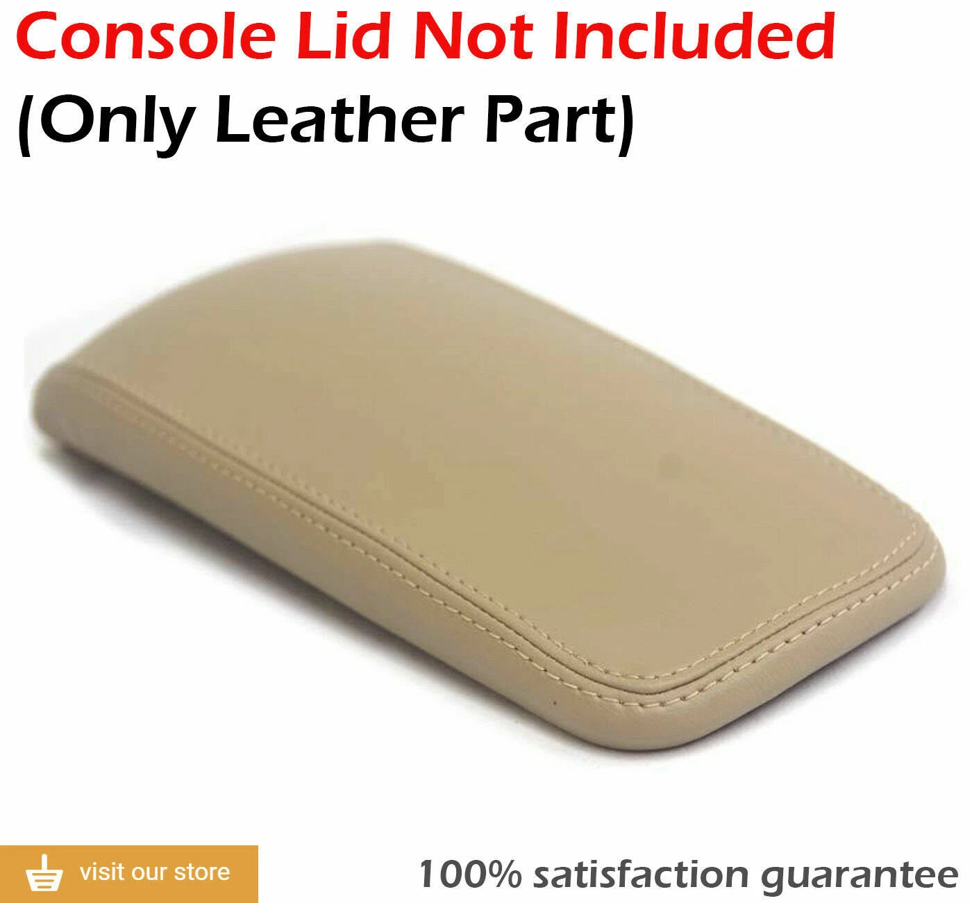 Center Console Lid Armrest Cover for Kia Amanti (2007–2009) Beige Tan