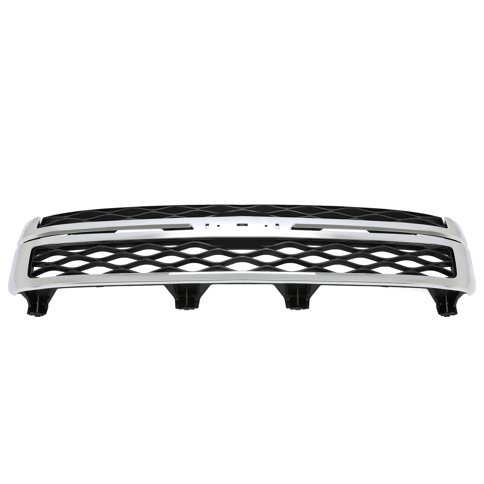 Grille Assembly for Silverado 2500 HD, 3500 HD (2011–2014) Black Chrome