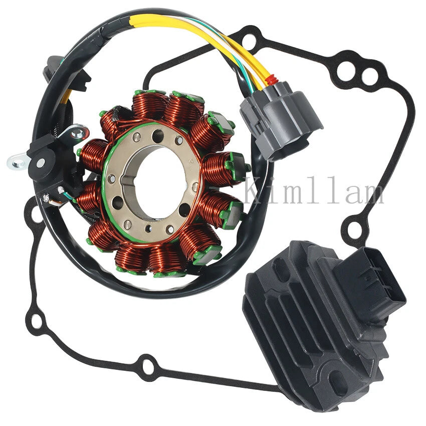 Stator Coil + Regulator Rectifier + Gasket for Kawasaki KX450F (2009–2011) 21003-0148