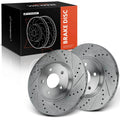 Front Drilled Brake Rotors for Chevrolet Malibu Cobalt HHR Pontiac G6 (2004–2012)