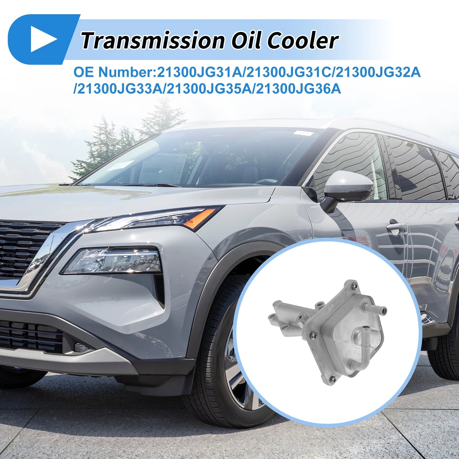 Set of 1 Engine Oil Cooler for Nissan Rogue (2014–2015) No. 21300JG31A