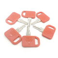 6 Pcs Ignition Keys AT195302 AR51481 for John Deere 1200 210C (2000–2005)
