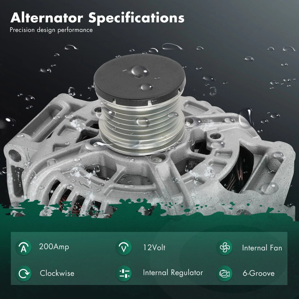 Alternator for Mercedes Vito 115D (2003–2010) 23248 8EL738211-351 220-5520