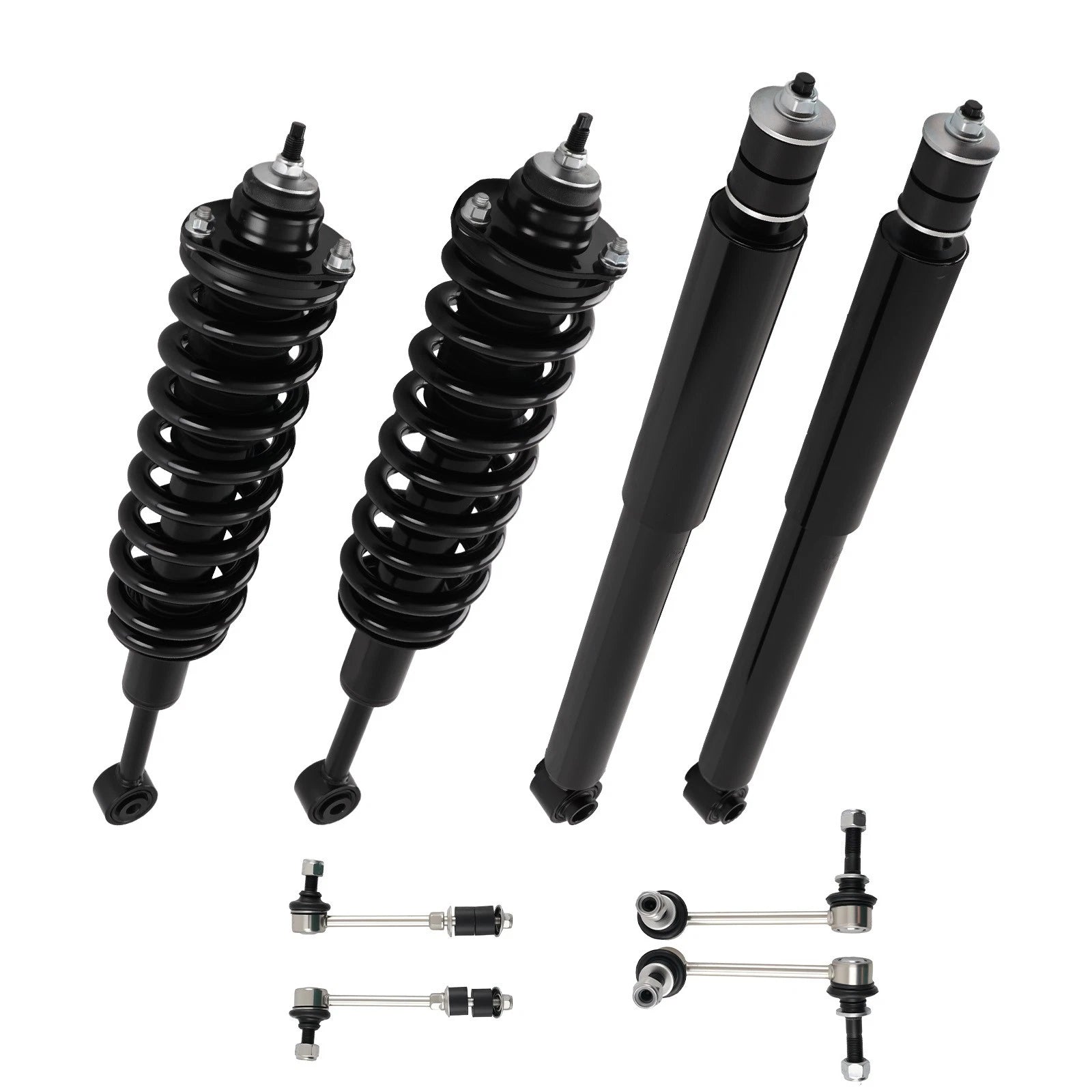 Front Struts Rear Shocks Sway Bar Links for Toyota 4Runner FJ Cruiser (2003–2018)