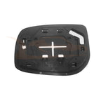 Right Side View Mirror Glass with Plate for Toyota Yaris (2007–2012)