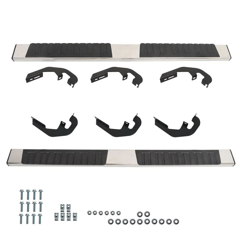 6" Running Boards Side Step for GMC Sierra Silverado (2007–2018)