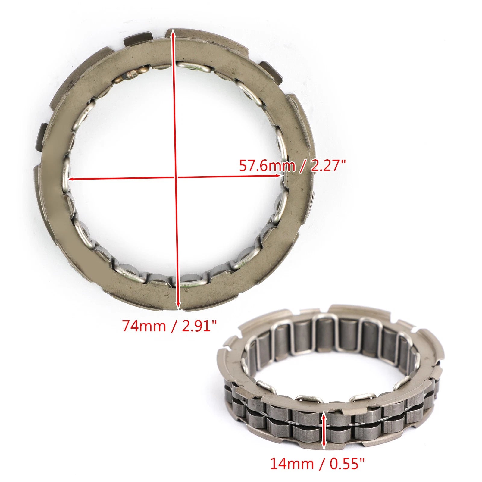 Starter Clutch for Yamaha XT600 E (1990–2002), XTZ660, XT660Z Tenere (1991–2015)