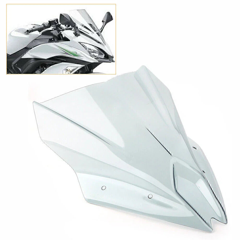 ABS Windscreen Grey Windshield for Kawasaki Ninja 650 (2017-2019)