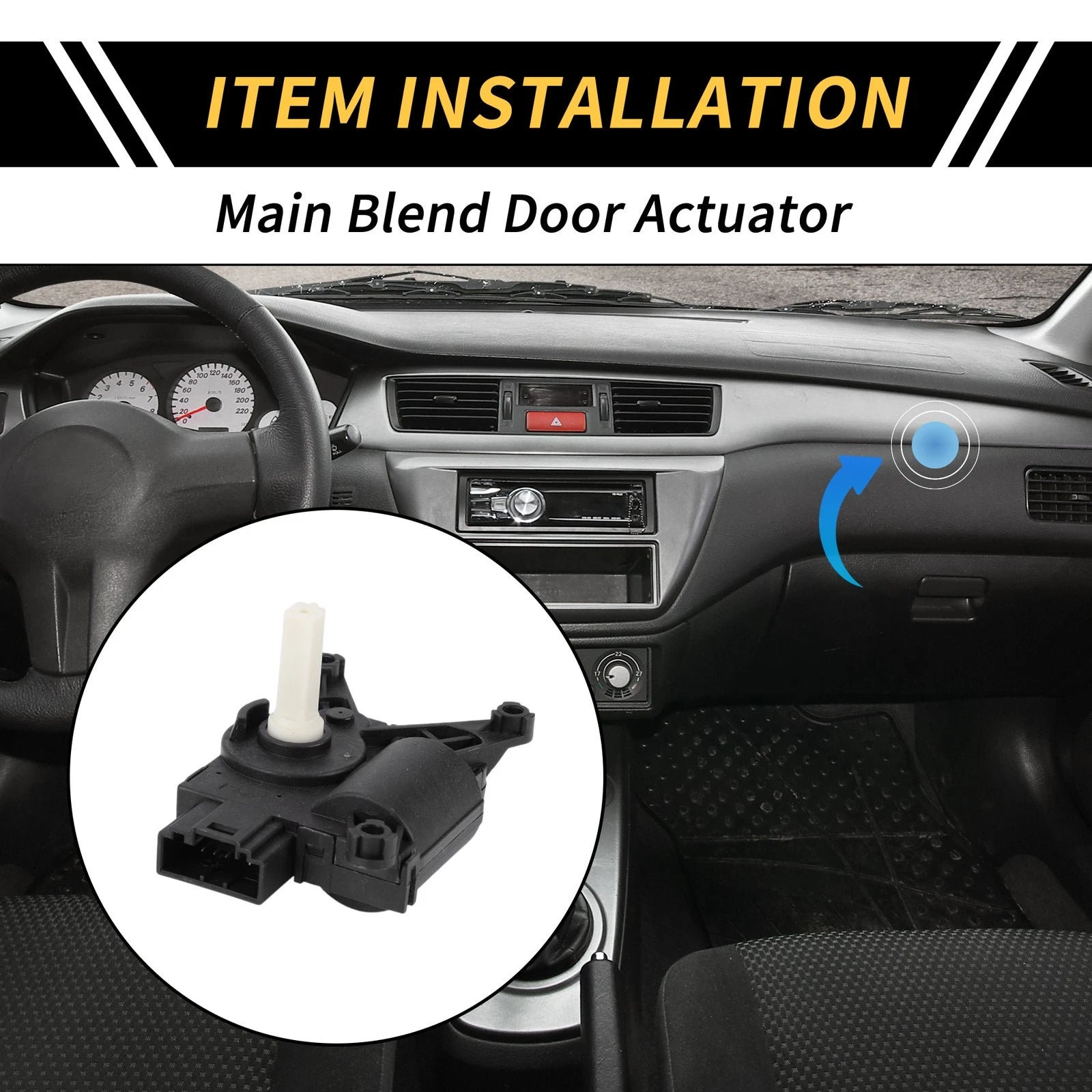 HVAC Heater Blend Door Actuator for Mercedes-Benz Sprinter (2006–2009) No. 0008205808