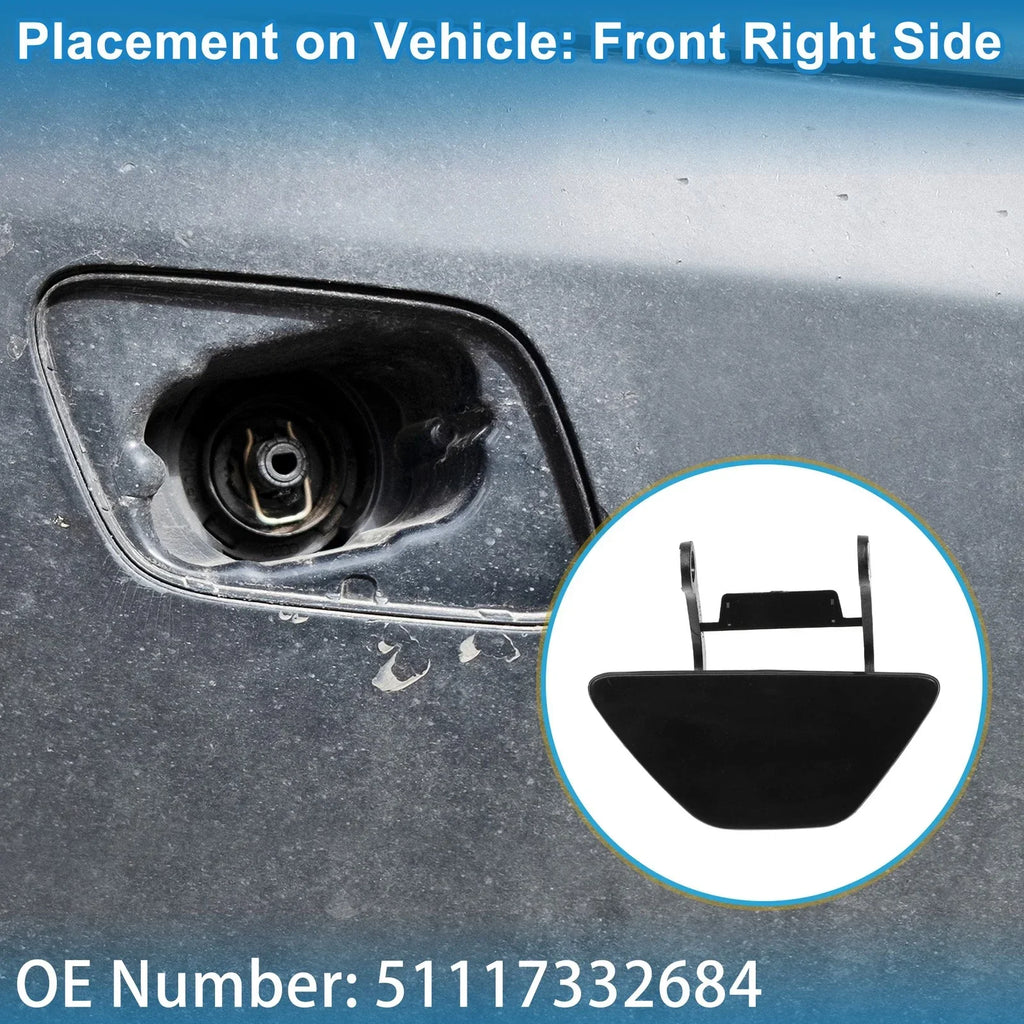 Front Right Washer Nozzle Cover Cap for BMW 528i (2014-2016)