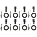 NGK 8 Laser Platinum Spark Plugs & Denso Coil Boots Kit for Land Cruiser Tundra (2000–2023)