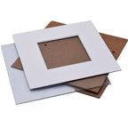 Set of 10 Picture Frames for Square Photos (7x7 Inches)