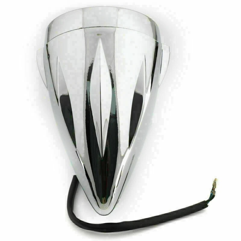 Chrome Bullet Headlight Lamp 4 3/4" for Chopper Bobber Motorcycle