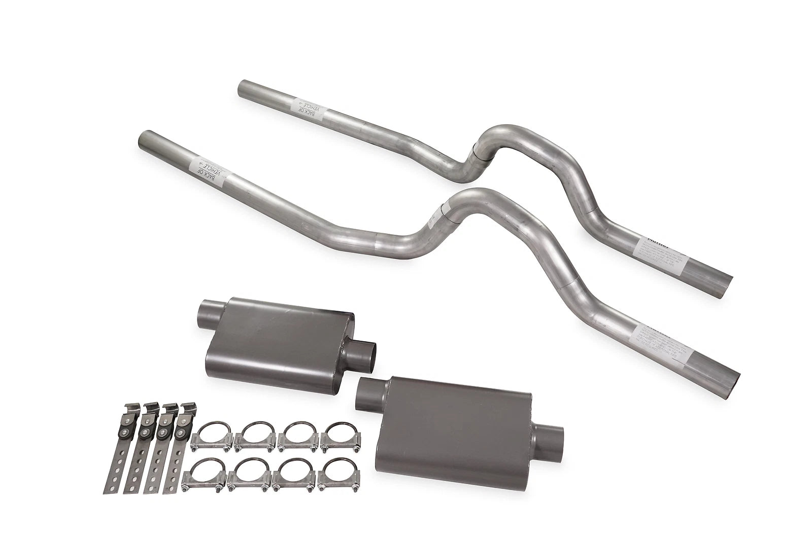 Dual Exhaust Kit 3" 2 Chamber Mufflers for GM C/K 20 3/4 Ton (1981–1987)