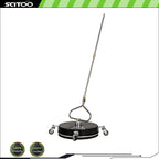 15" Pressure Washer Surface Cleaner for (4000PSI) with 2 Wands