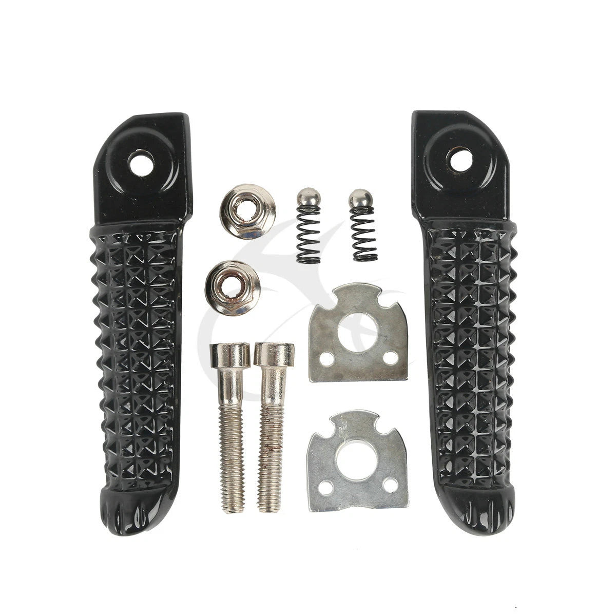 Black Foot Pegs for Yamaha YZF-R1 (1998–2025), R6 (2003–2020)