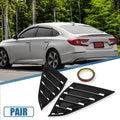 1 Pair Rear Side Window Louvers Air Vent Cover for Honda Accord (2018–2022) 726215265392