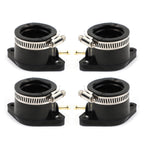 Set of 4 Carburetor Intake Manifold Boots for Yamaha XJ650 Maxim XJ750 Seca (1981–1983)