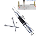 Set of 2 Automatic Center Punches for Universal Use (Non-Slip Grip)