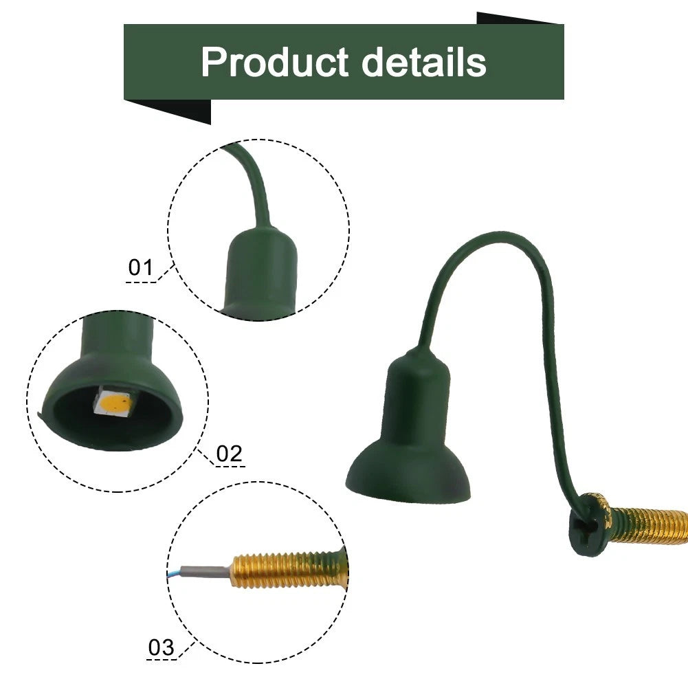 8pcs LED Street Wall Light for O Gauge Model Train