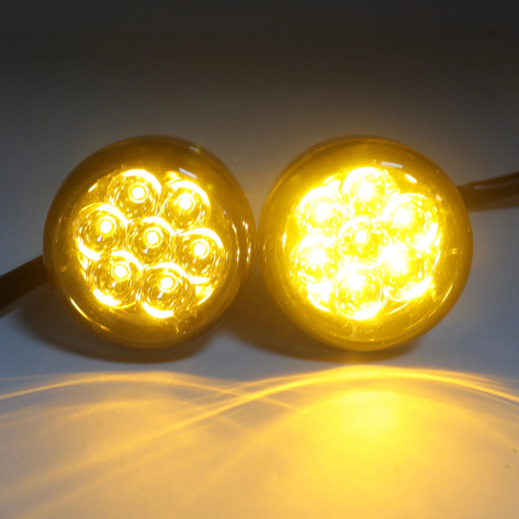 Smoke Front Run Brake Turn Signal Light Indicator for Harley Sportster 883 1200 (1992–2023)