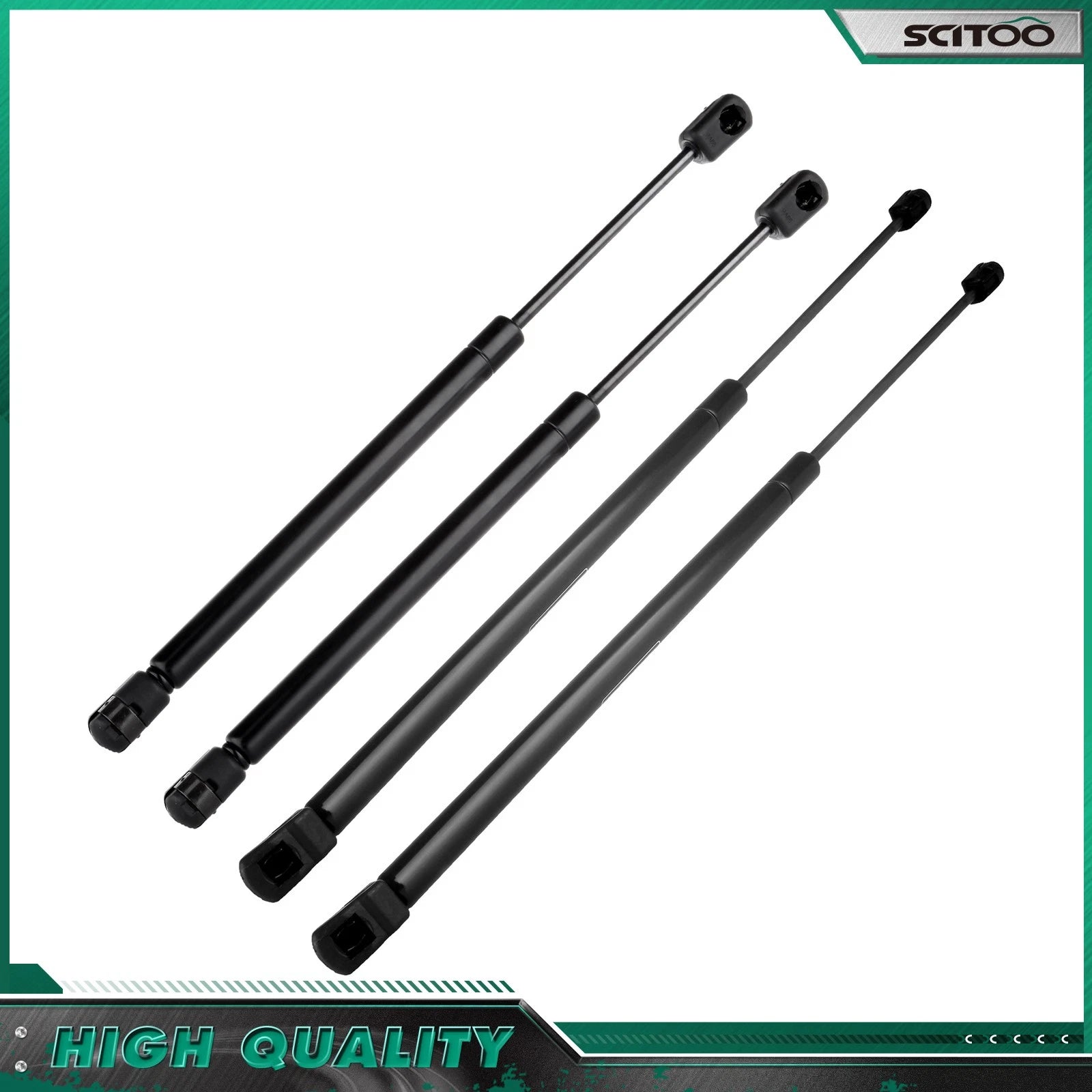 Set of 4 Gas Struts for Ford Explorer (2006–2010) - 2 Window, 2 Hood