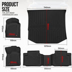 3D Molded Floor Mats & Cargo Liner for Toyota 4Runner (2013–2024)