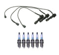 Denso 7mm Wire Set & 6 Iridium Spark Plugs for Hyundai Kia V6