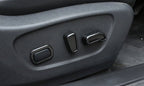 Carbon Fiber Power Seat Button Cover 3x for Nissan X-Trail Rogue (2014–2020)