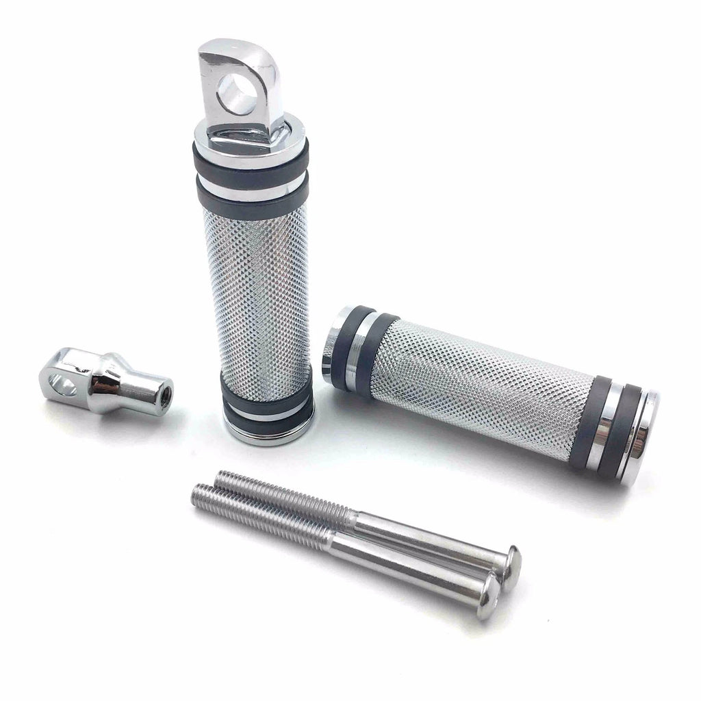 Chrome Foot Pegs for Harley (1984–2017) - Fat Boy, Super Low, Seventy-Two, Dyna