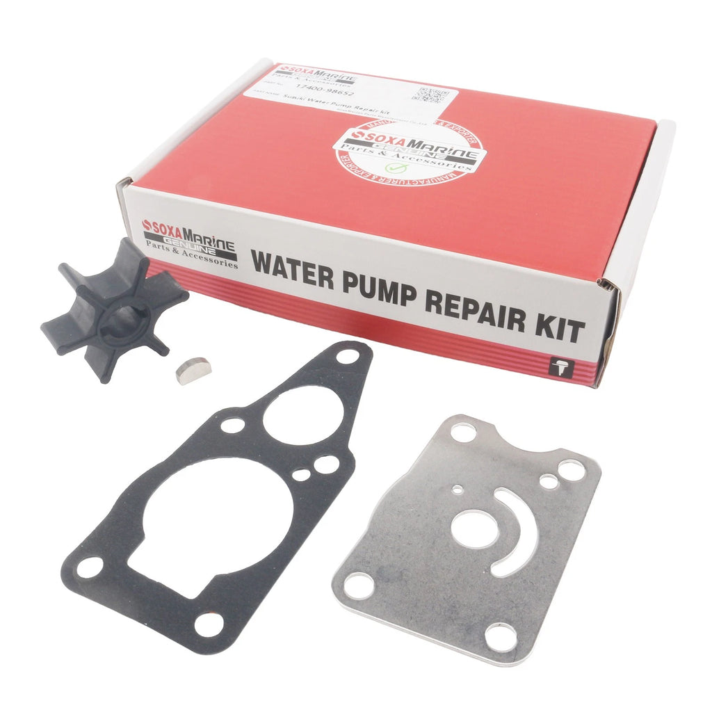Water Pump Impeller Repair Kit for Suzuki 4HP 5HP DT4 DT5 (17400-98650)