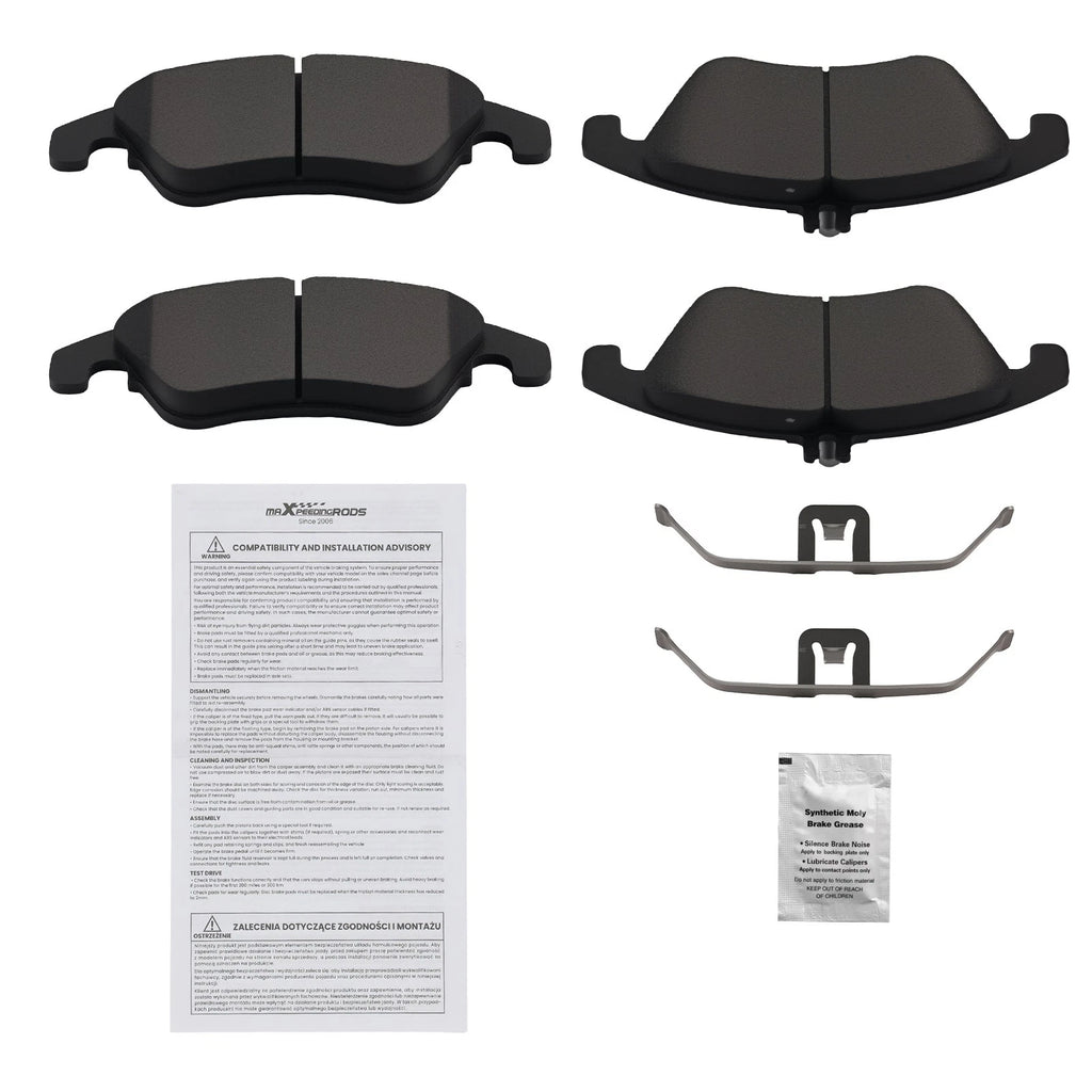 Front Brake Pads Set for Mercedes-Benz C250 (2012–2015), C300 (2013–2014), C350 (2008–2015)