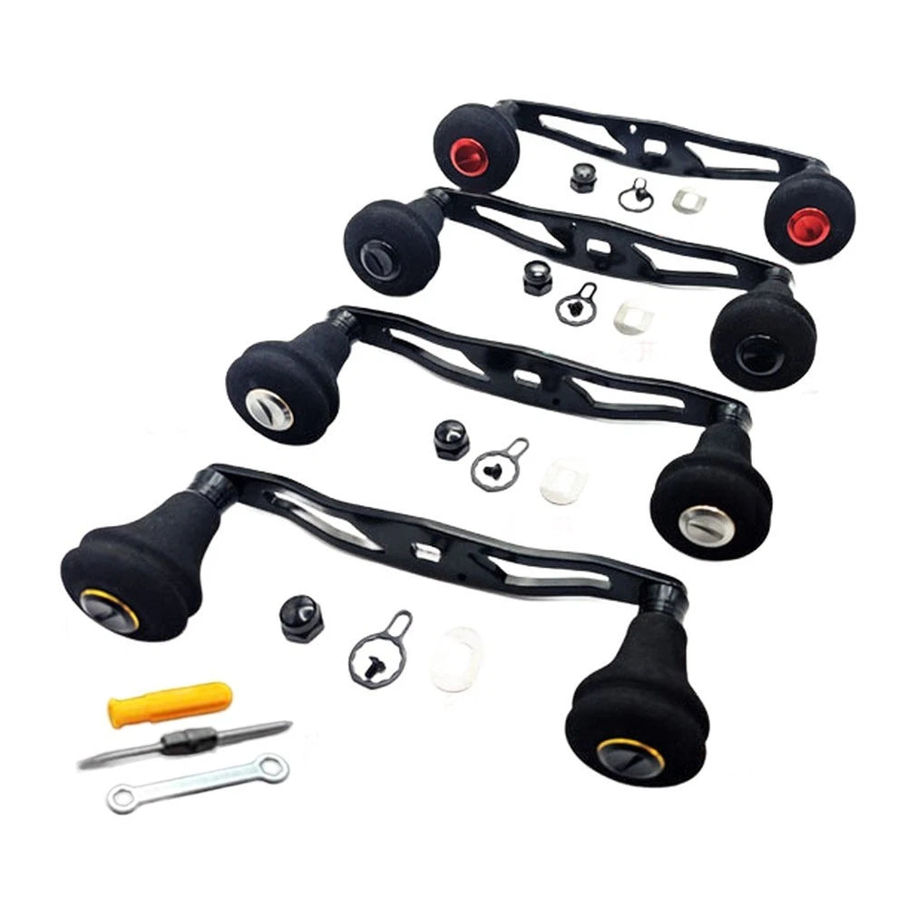 Aluminum Alloy Rocker Handle for Fishing Equipment (120MM Wheelbase)