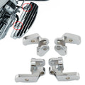 Front Driver Floorboard Relocation Brackets for Harley Touring Road Glide (2014-2023)